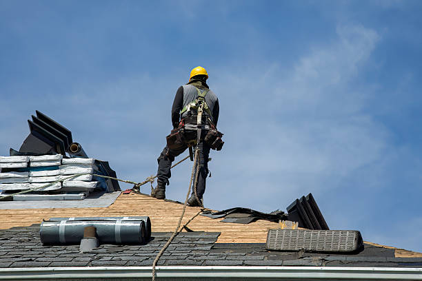 Professional Roof Replacement technician working in Shelocta, PA